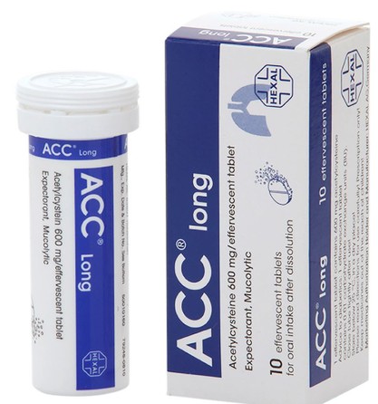 ACC LONG EFF 600MG 10 TABLETS